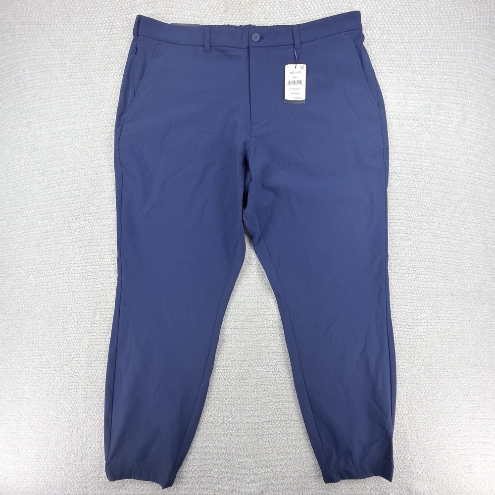 NWT Mizzen+Main Helmsman Jogger Pants Mens 40x29 Navy Slim Stretch $138